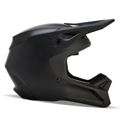 Casque cross Fox YOUTH V1 MATTE - Noir