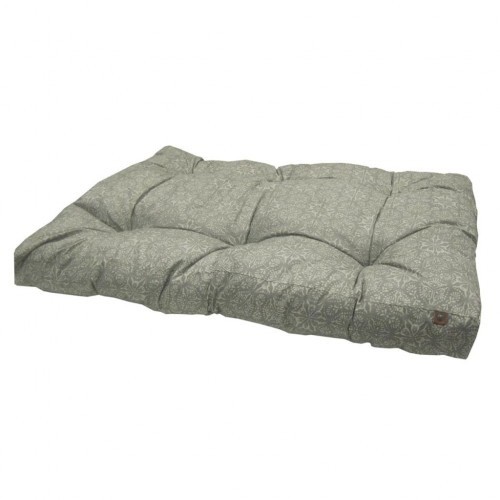 cama de almofada para cachorro cinza