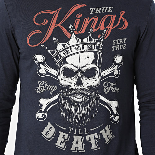 Tee Shirt Manches Longues Tibalt Bleu Marine