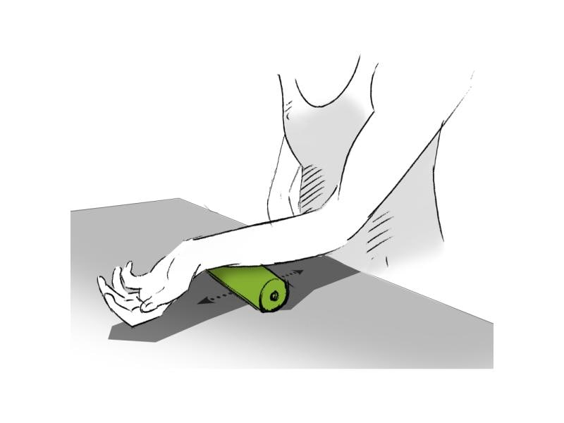 BLACKROLL Faszientraining Mini Grün Mini-Faszienrolle zur Regeneration und Selbstmassage
