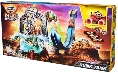 Monster Jam 1:64 Mud Blasters Dunk Tank Lekesett