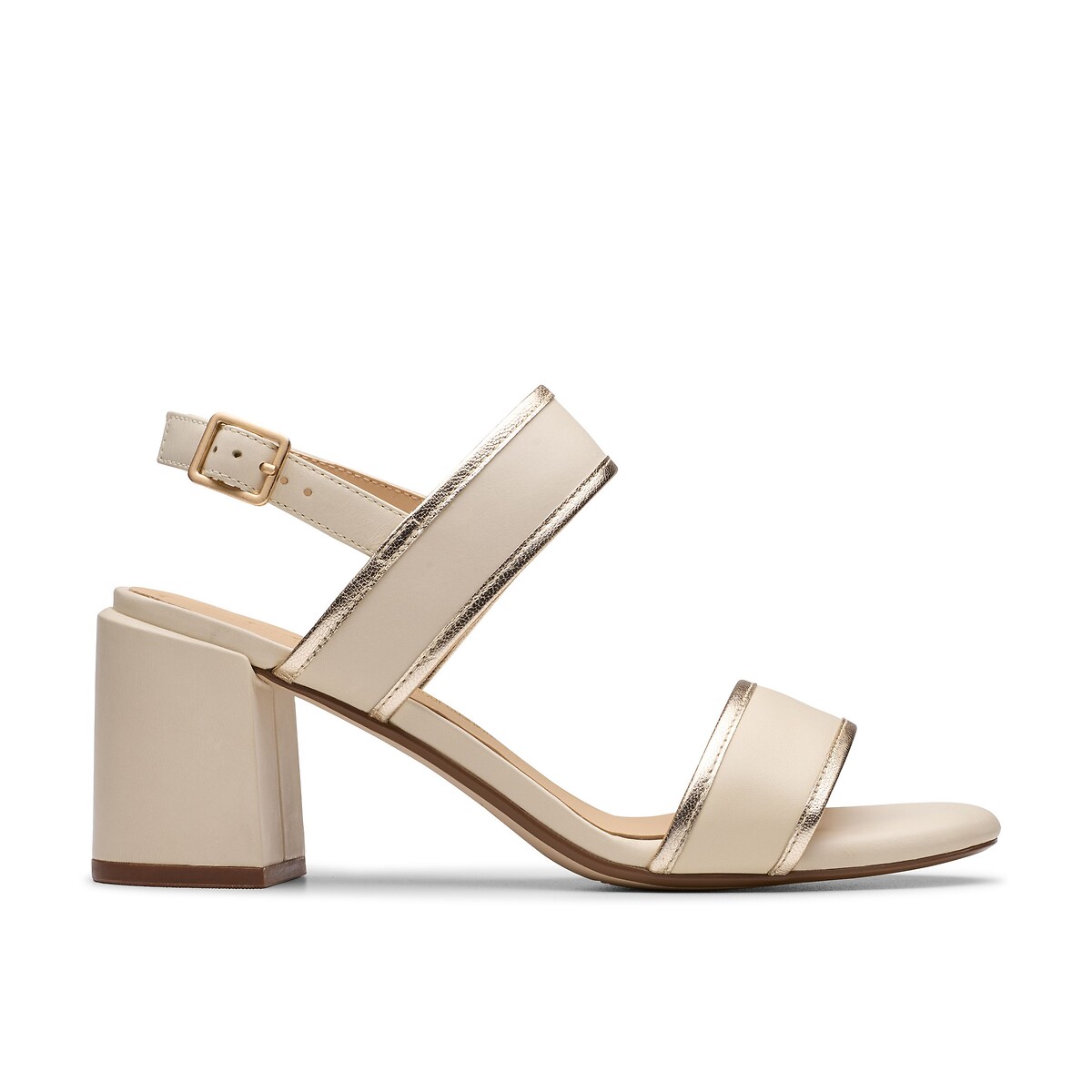 CLARKS<br>Sandálias de couro Ezoria Sling