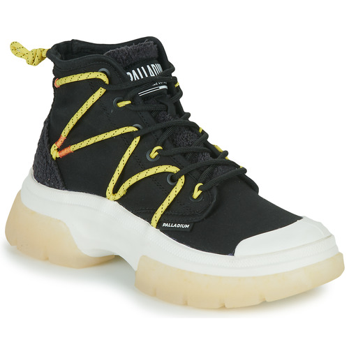 Palladium - PALLAWAVE LACE IT - Noir / Blanc