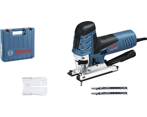 Bosch Professional GST 150 CE decoupeerzaag inclusief 3x decoupeerzaagbladen (Speed for Wood) en draagtas