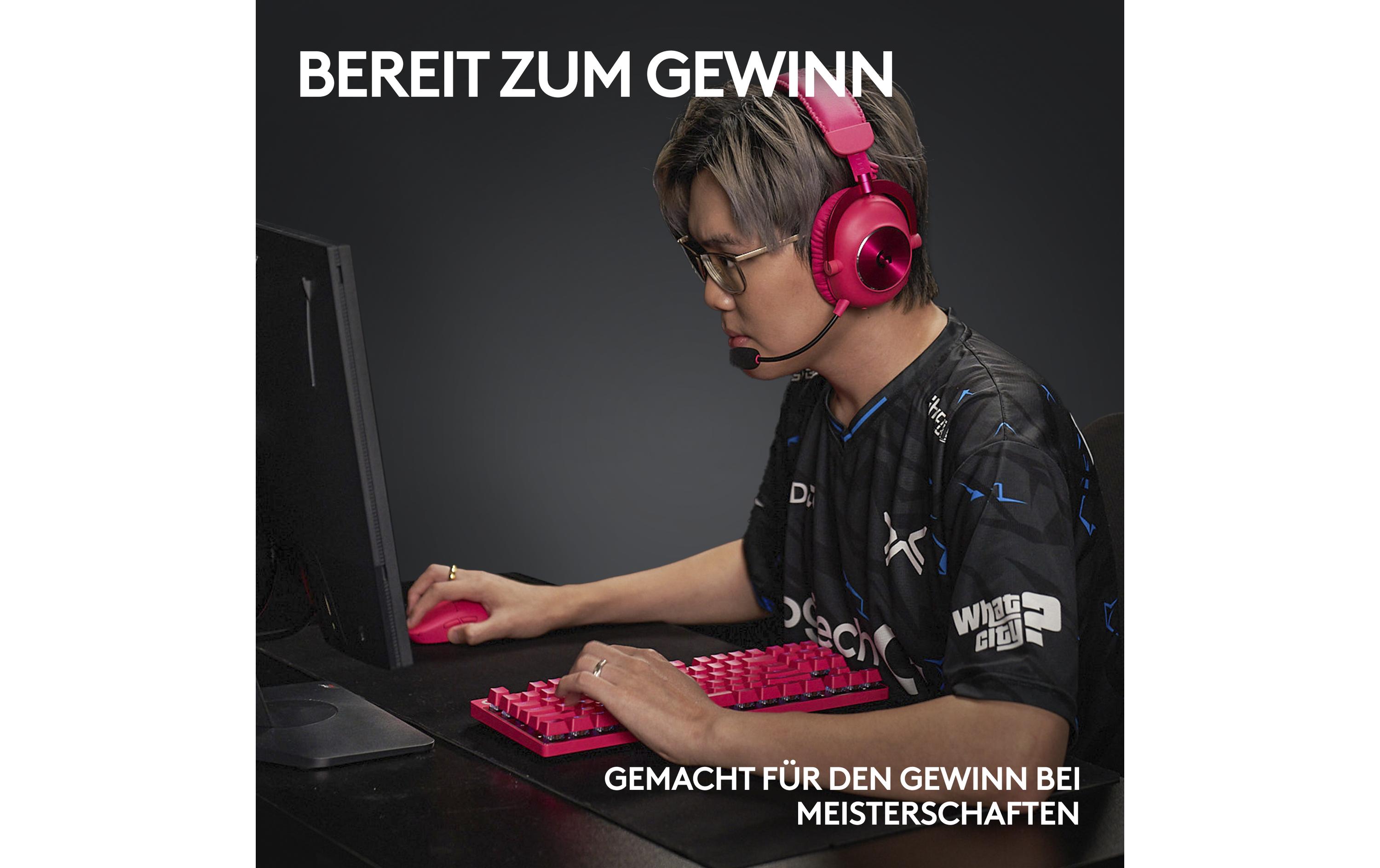 Gaming-Maus Pro X Superlight 2 Lightspeed Magenta<br>Extrem leichte Gaming-Maus mit leistungsvoller Performance