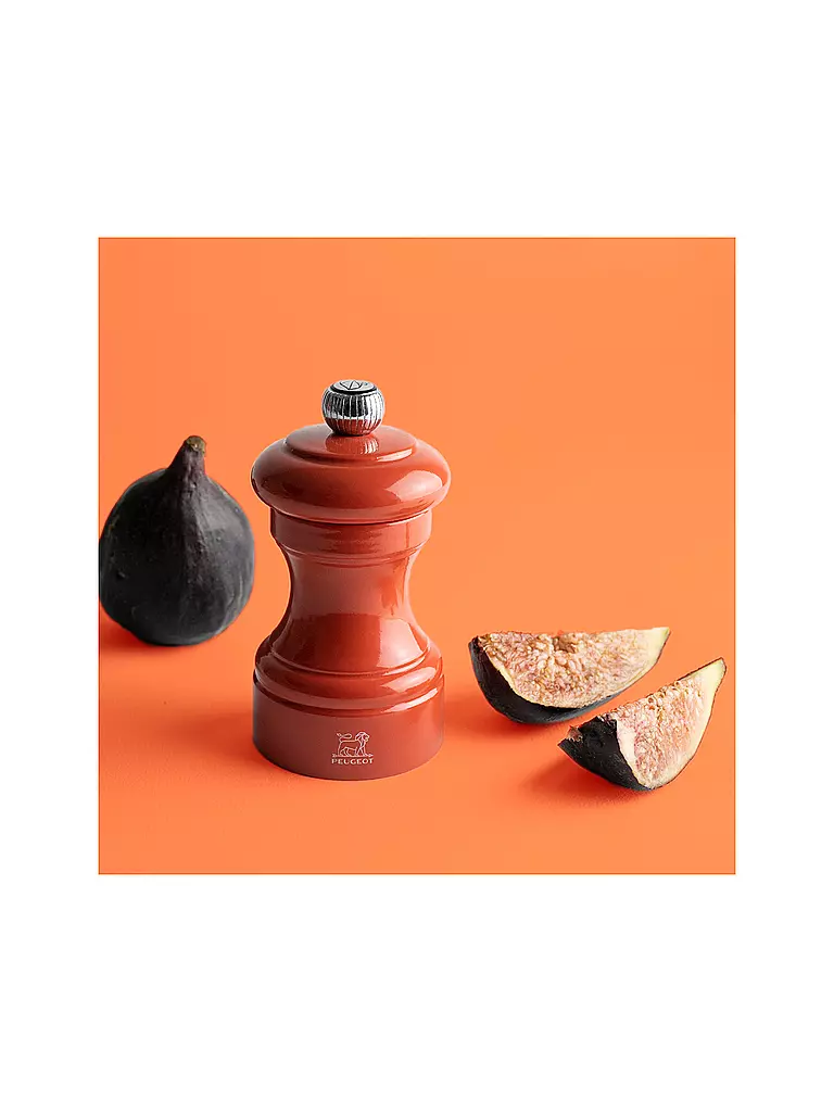 PEUGEOT Pfeffermühle BISTRORAMA 10cm Buche/Terrakotta orange