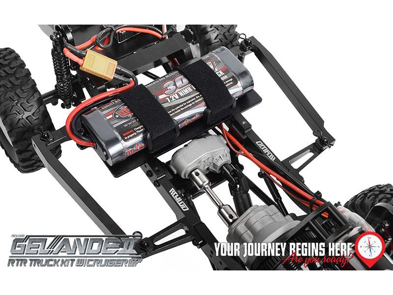 RC4WD Scale Crawler Gelände II Cruiser RTR, 1:10 RTR Scale Crawler mit Detaillierter Karosserie und originalgetreuem Fahrwerk