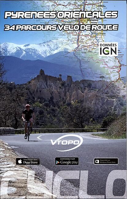 VTOPO - PYRENEES ORIENTALES 34 PARCOURS VELODEROUTE