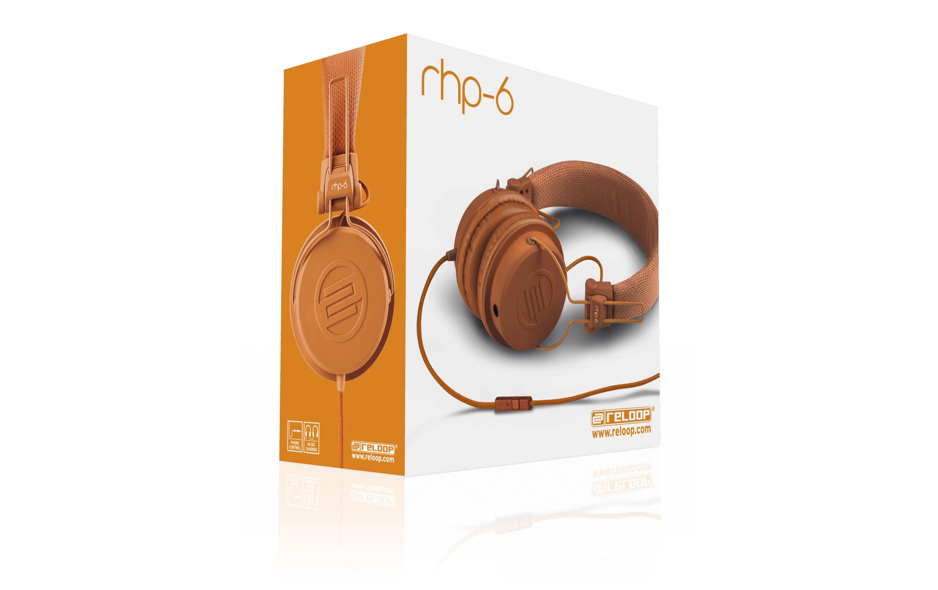 On-Ear-Kopfhörer RHP-6 OrangeStylischer DJ-Kopfhörer, geschlossen, ohraufliegend
