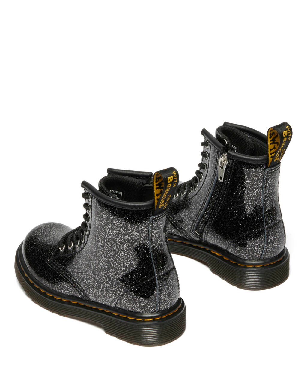 Dr. Martens 1460 Tleren veterboots met glitters zwart