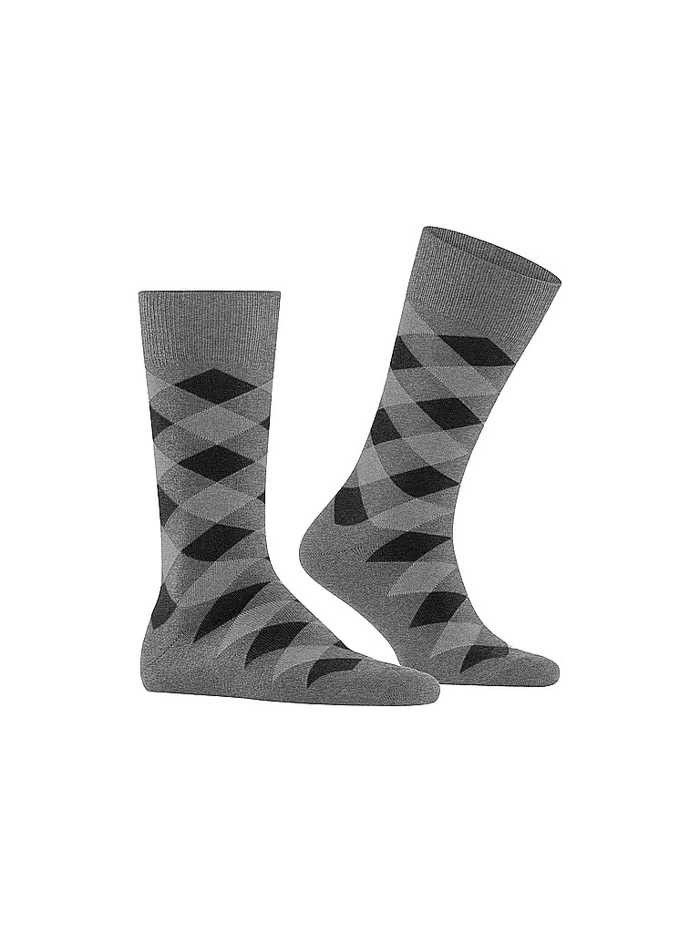 BURLINGTON Herren Socken DANNY 40-46 light greymel. hellgrau