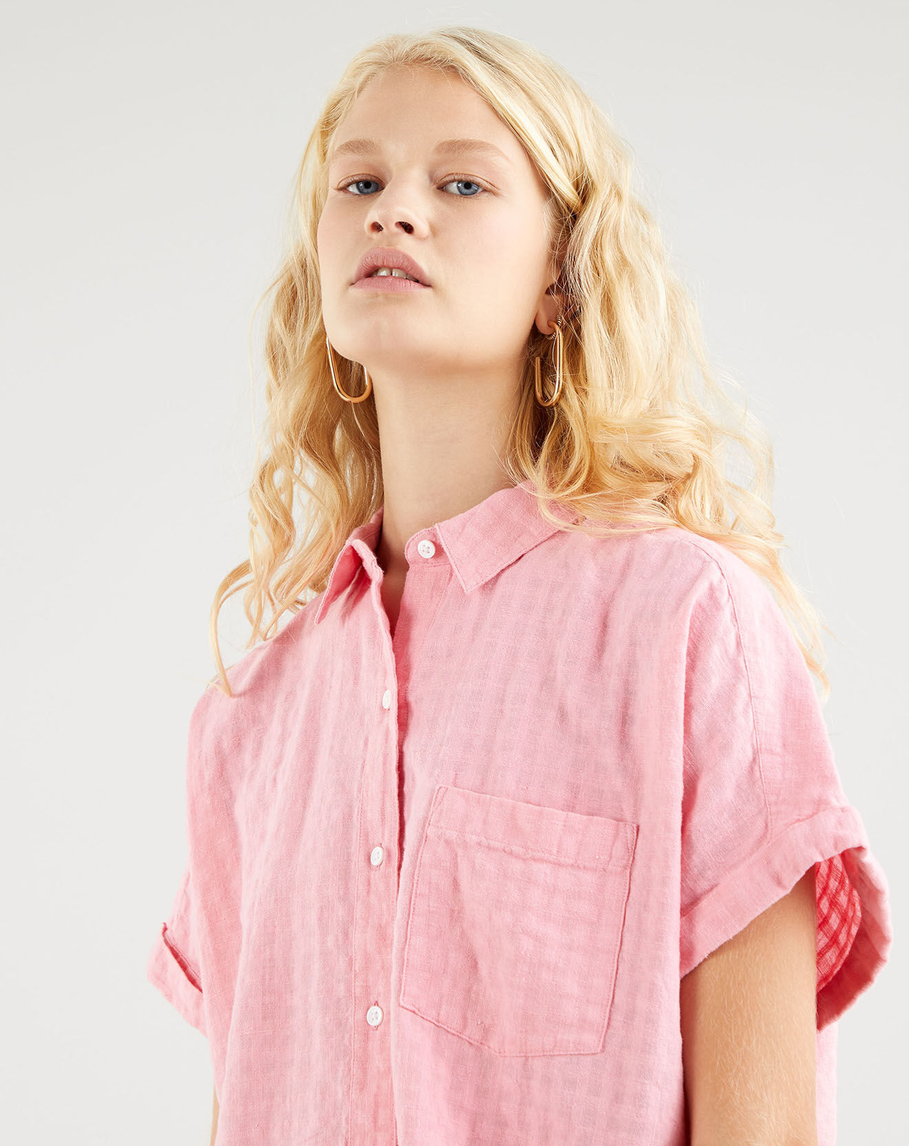 Levi's® Chemise en Lin & Coton Laney Down Peony rose