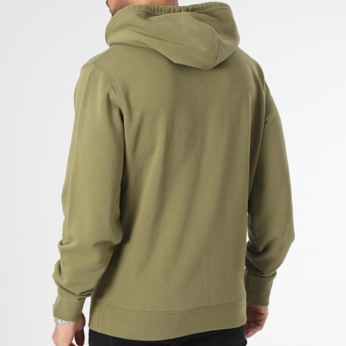 Sweat Capuche 34581 Vert Kaki