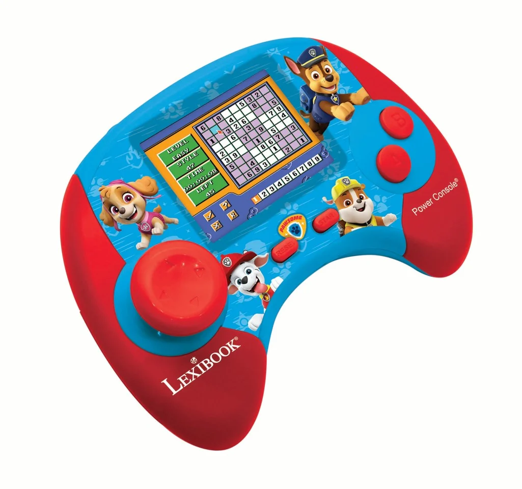 Lexibook - Paw Patrol Pædagogisk håndholdt tosproget konsol med LCD-skærm