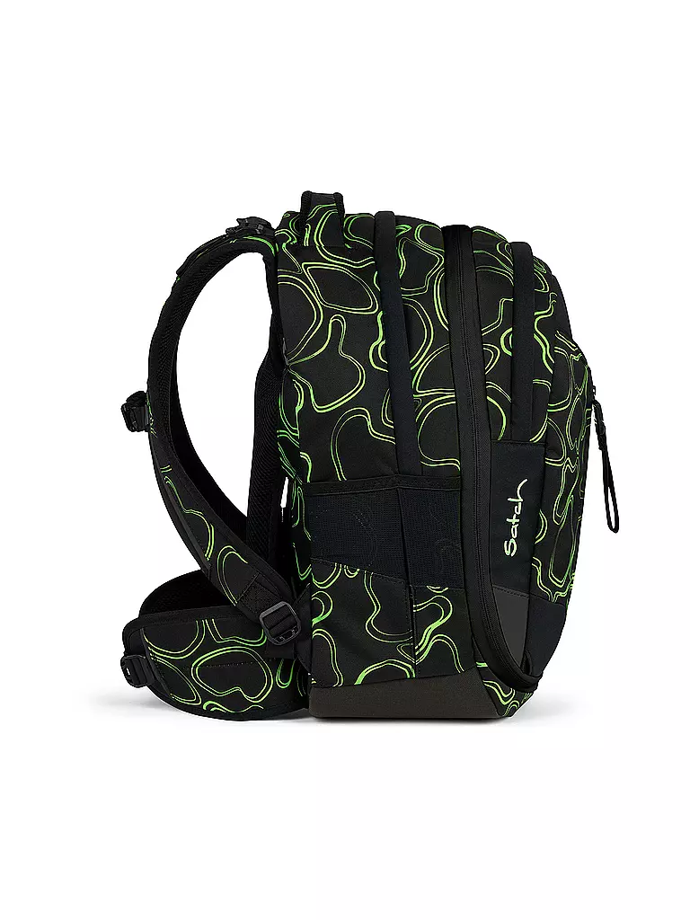 SATCH Schulrucksack Match Green Supreme schwarz