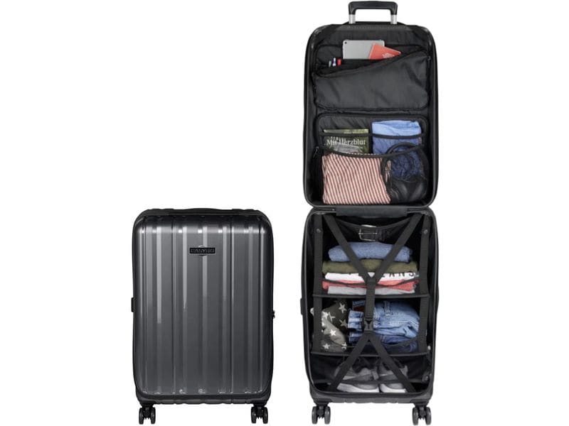 CASYRO Stand-Up Koffer Medium, 80L, Anthrazit Simplify your travel