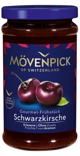 Mövenpick Gourmet-Frühstück Baseler Schwarzkirsche Fruchtaufstrich