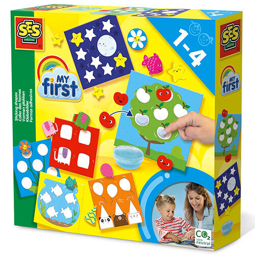 Ses creative knutselset vormen plakken