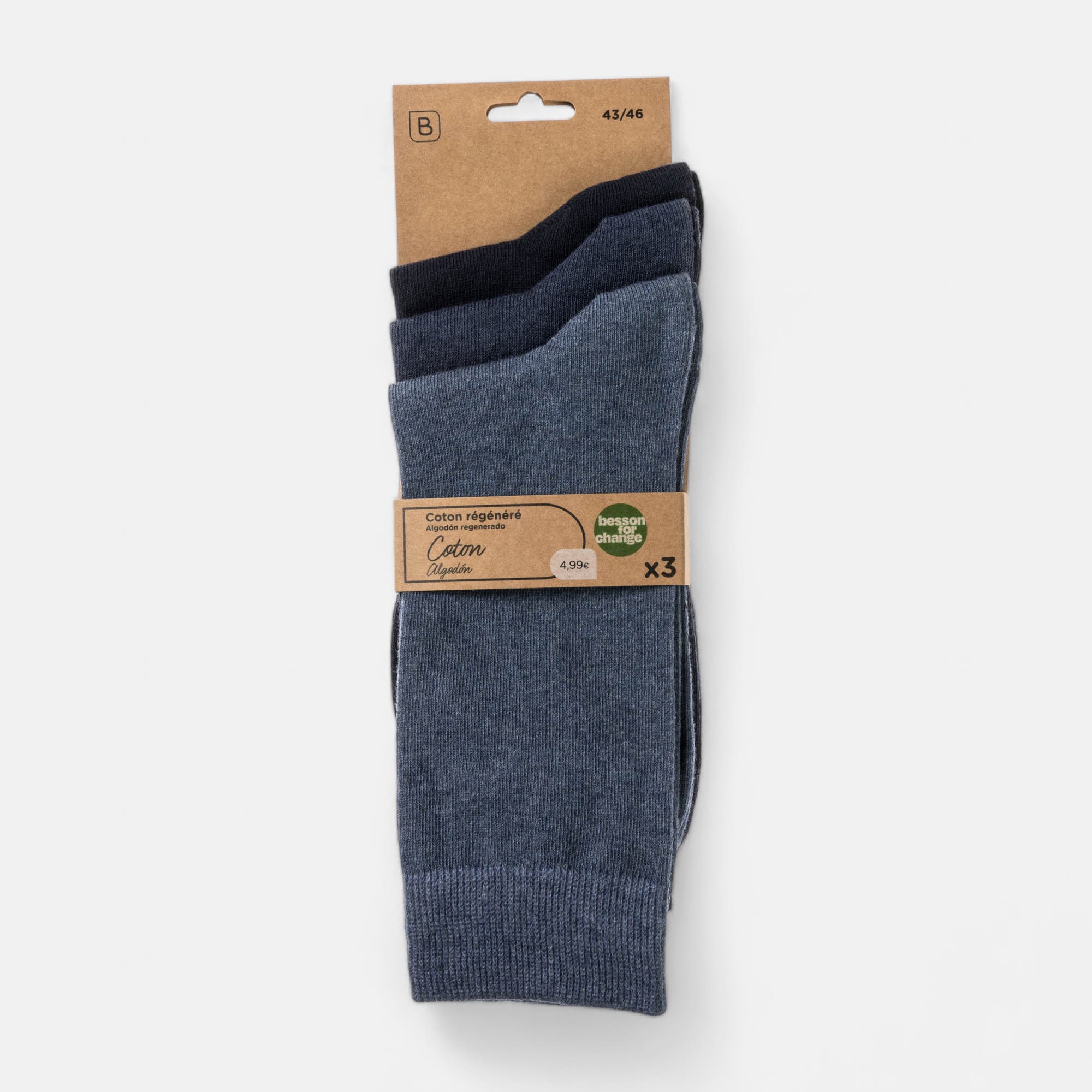 Chaussettes Homme bleu marine