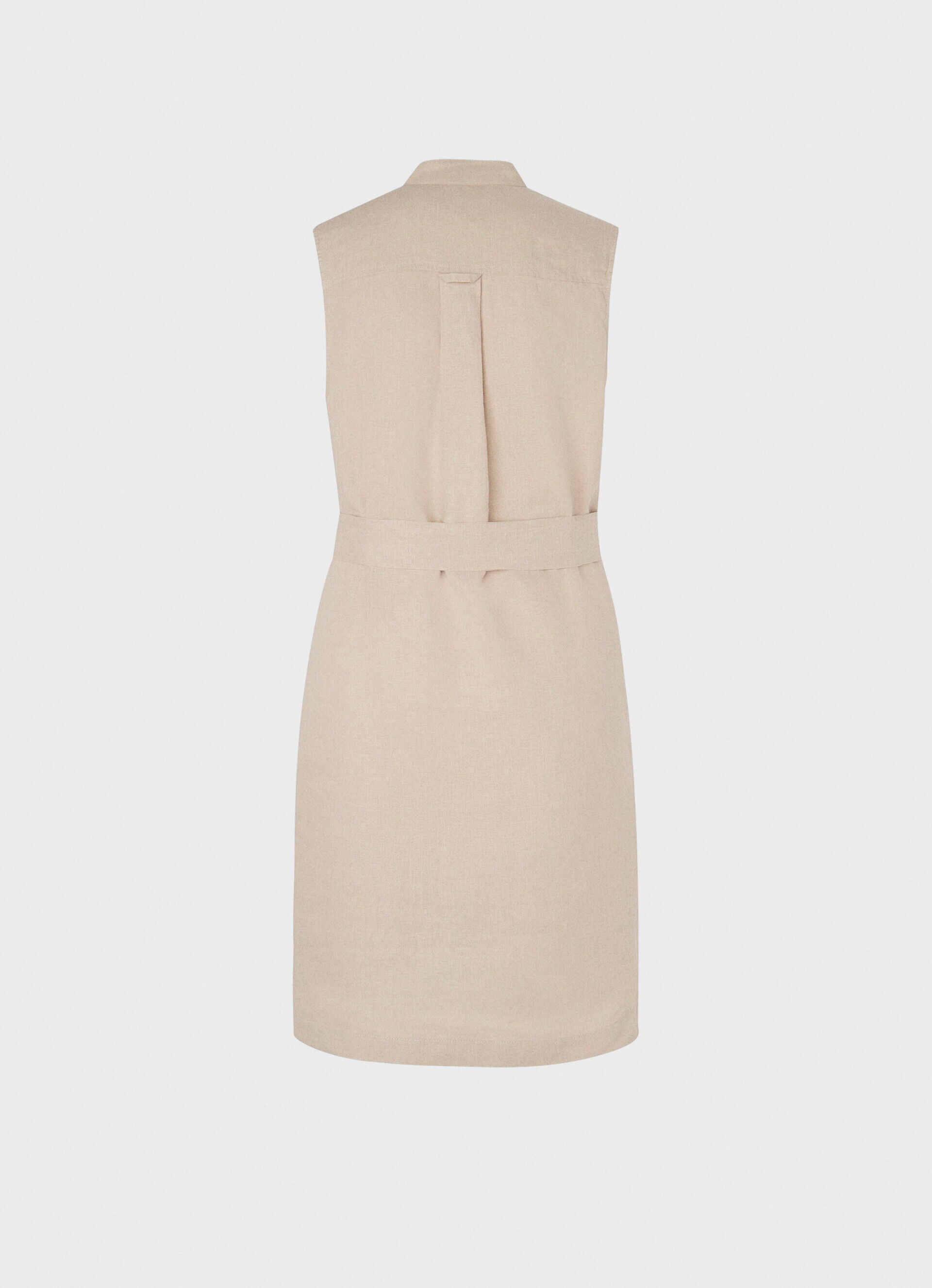 VESTIDO UTILITY AURA - bege pedra