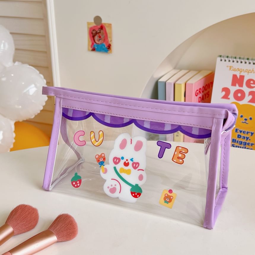 Bohod - Transparant PVC-etui met dierenmotief (verschillende ontwerpen)