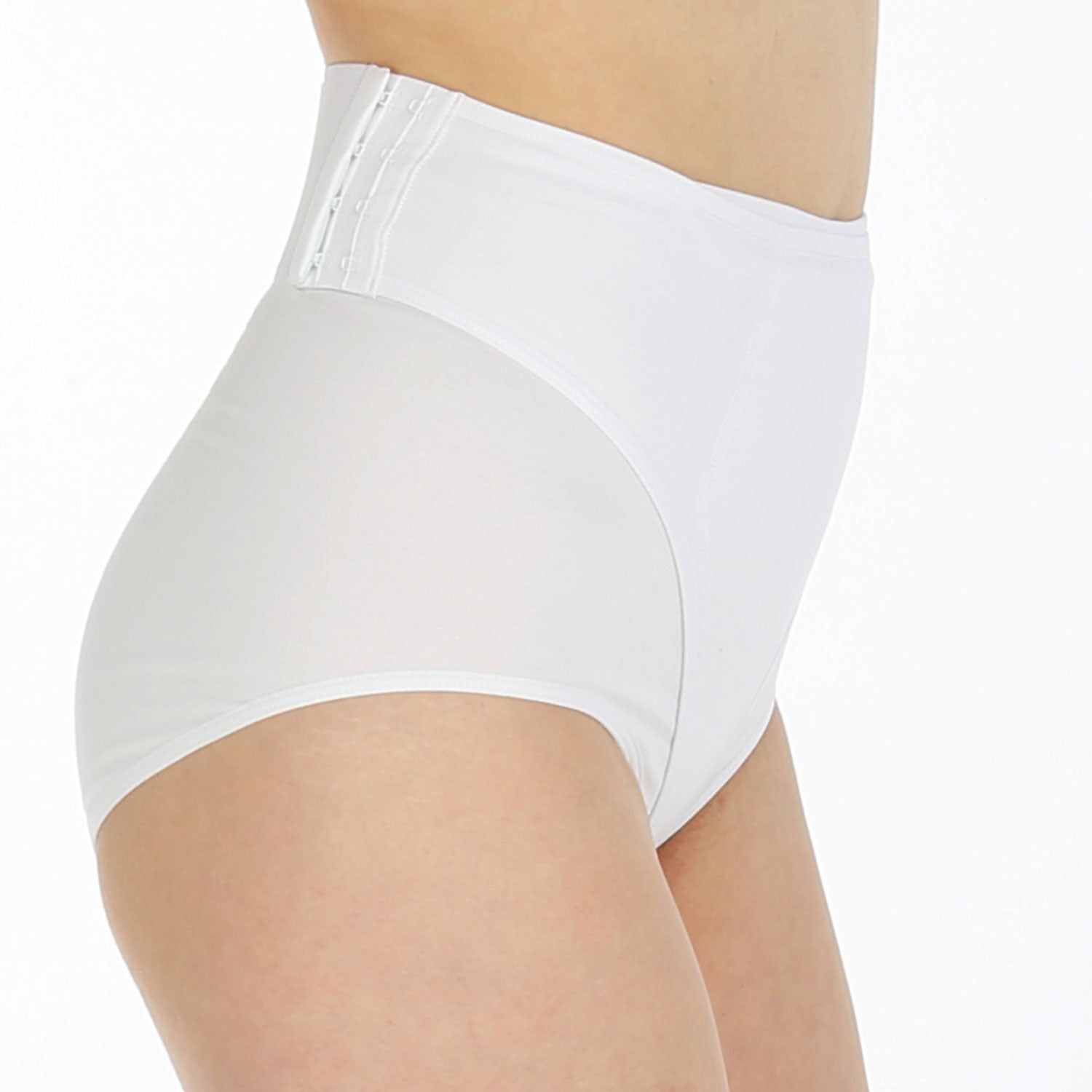 MYSANITY Postpartum Miederhose, verstellbar, Weiß