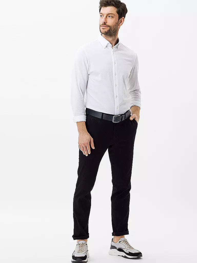 BRAX Chino Modern Fit FABIO IN schwarz