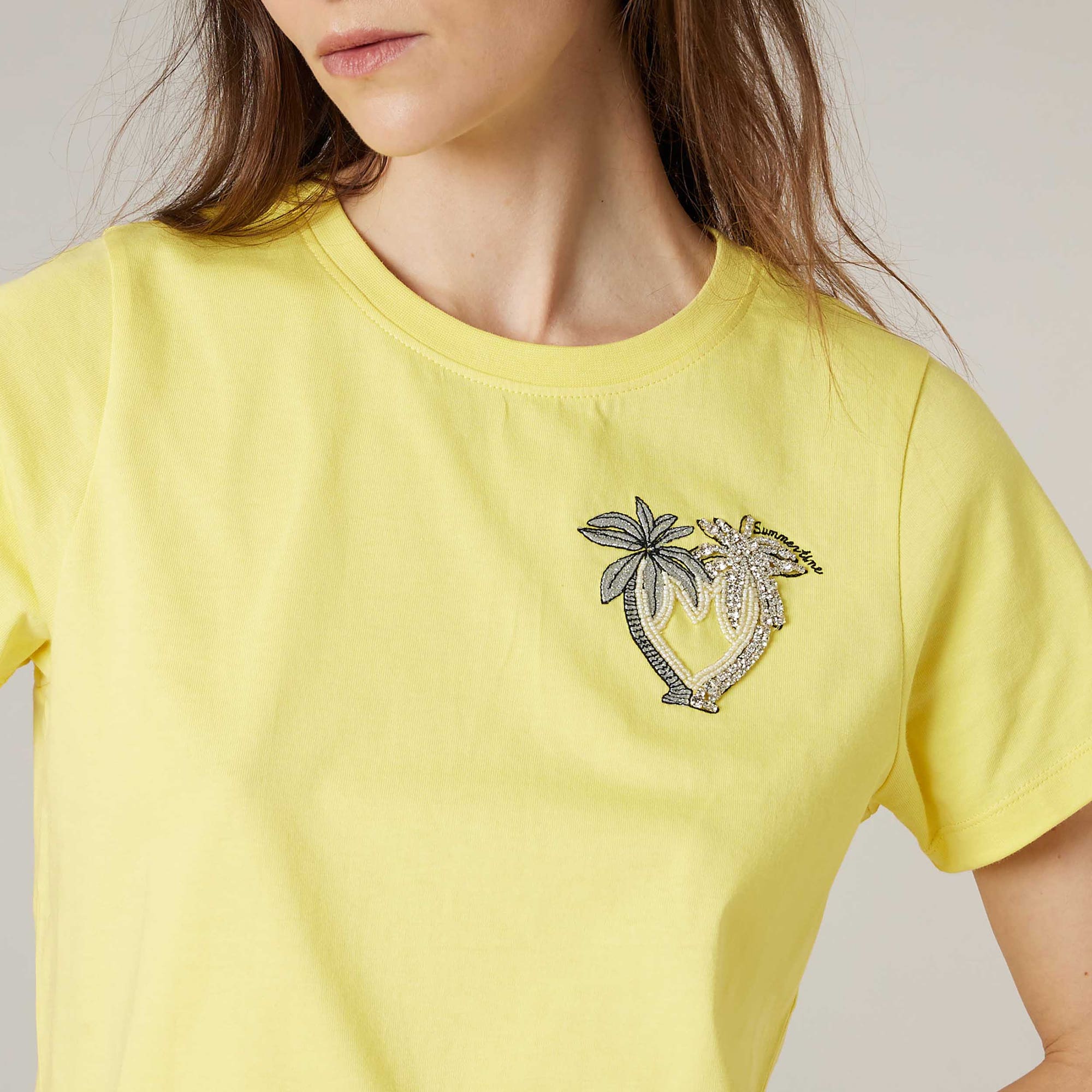 T-shirt Femme jaune