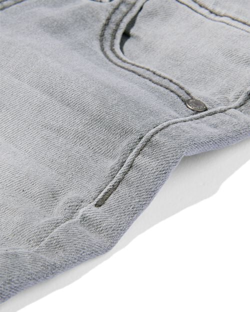 short enfant denim gris