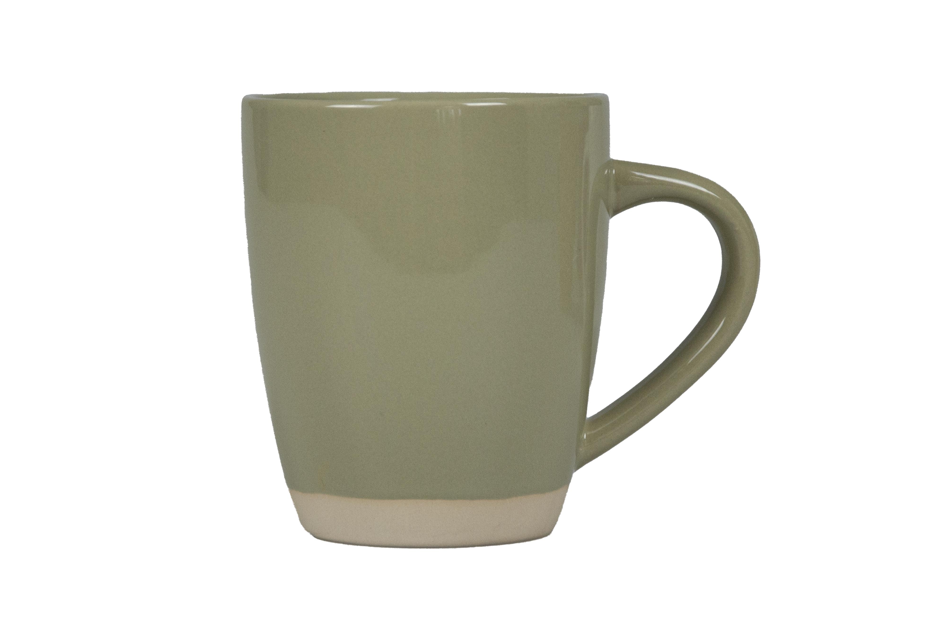 MUG BOMBE NATURAL 25CL VERT TILLEUL GRES