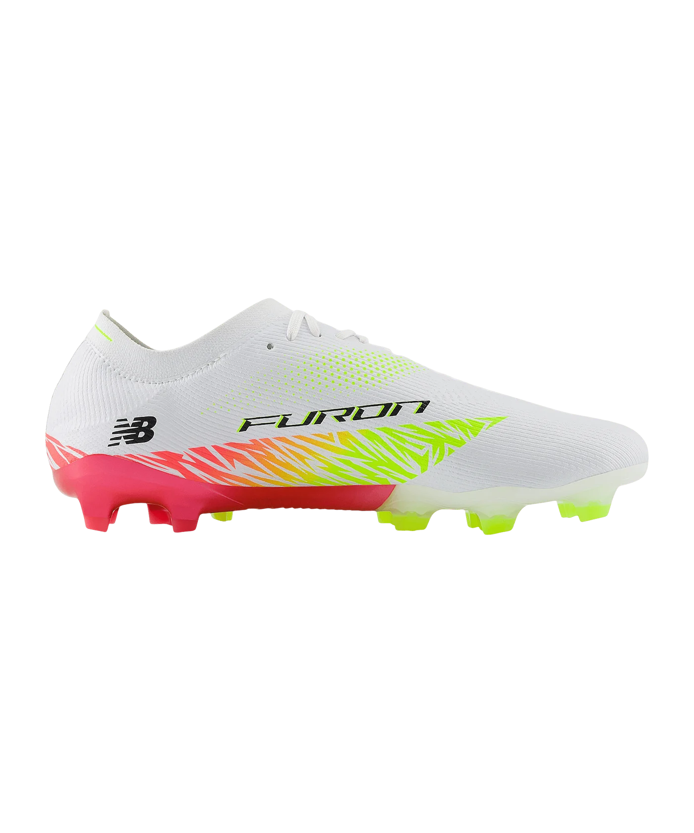 New Balance Furon Elite V8 FG Flash Point Weiss FIB8