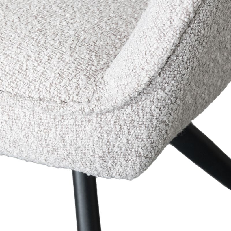 Eetkamerstoel Naturel HU-77.020 Finley B60 x D59 x H91 cm