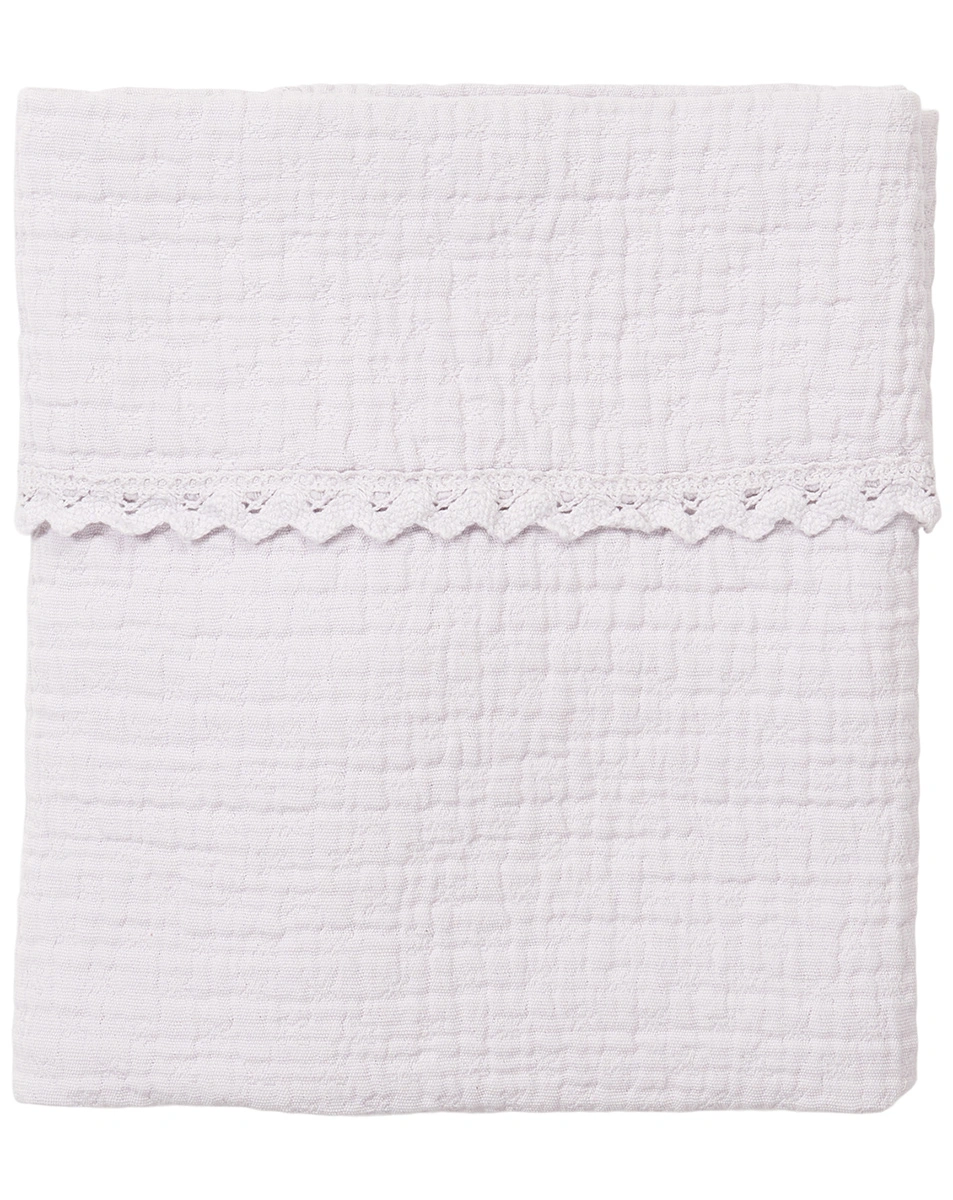 Babydecke LACE ELBA (75x100) in lila