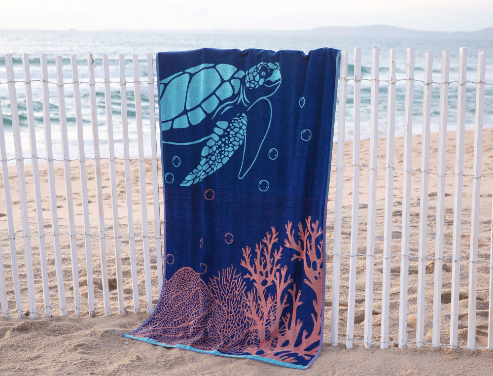 Drap de plage tortue-Carte postale