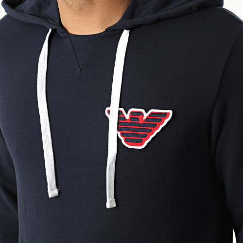 Sweat Capuche 111753 Bleu Marine