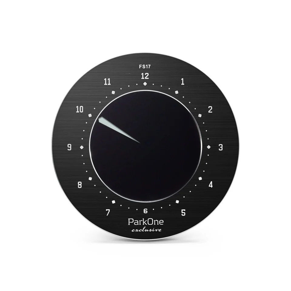 ParkOne Exclusive - Sort Elektronisk Parkeringsskive