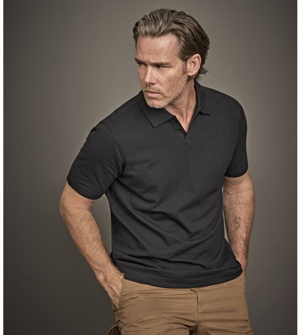 TEE JAYS TJ1404 - Polo stretch col V homme Bio