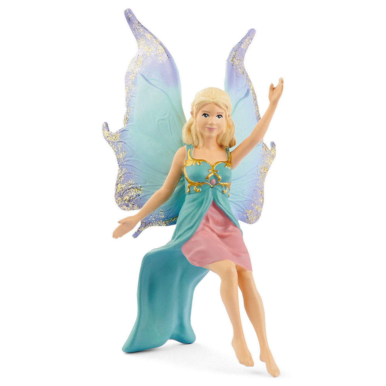 Schleich Elfe à dos de lion ailé multicolore