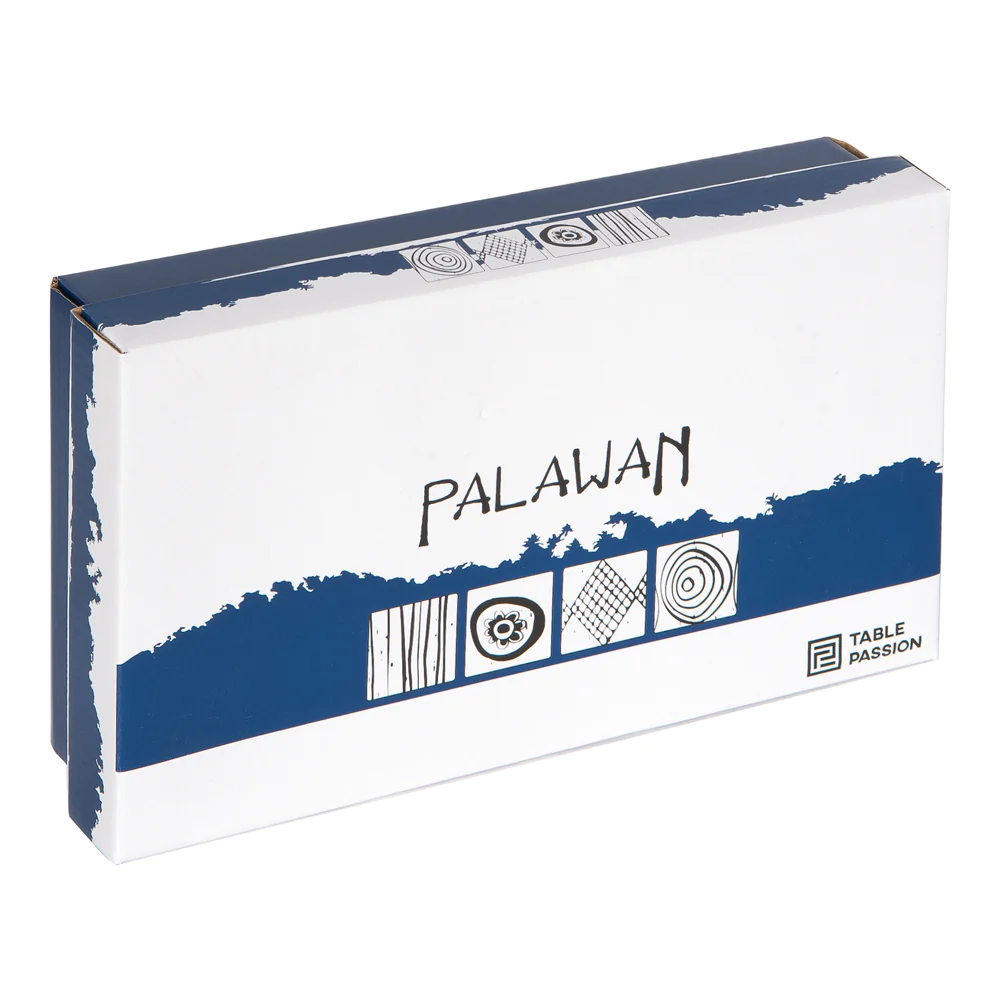 Coffret de 4 mugs Palawan 37 cl bleu Table passion