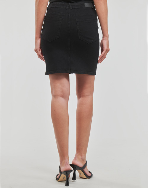 Vero Moda - VMLUNA HR DENIM SKIRT MIX GA - Noir
