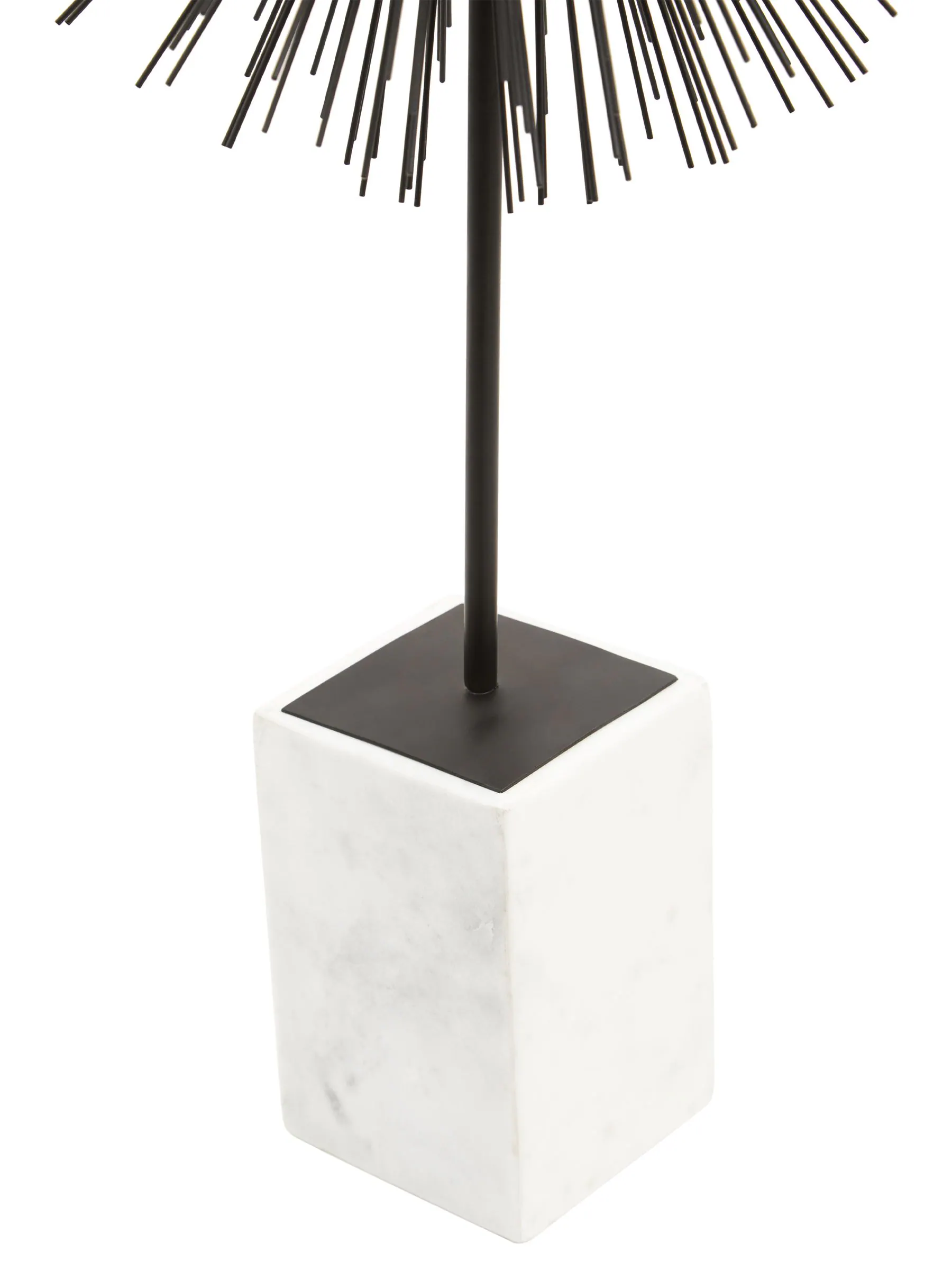 Fifty Five South Mirano Starburst Sculpture with Marble Ornaments Base