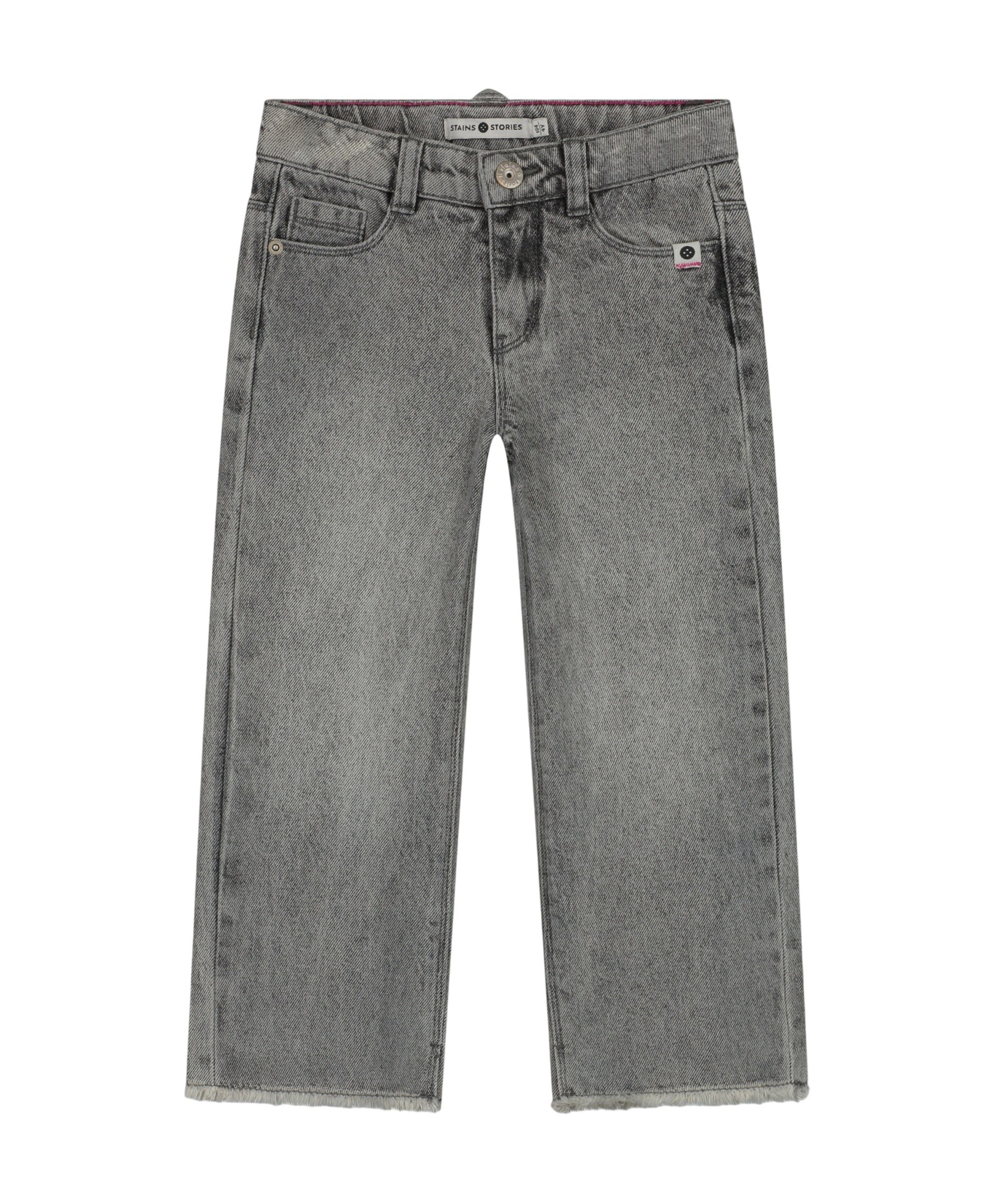 Stains & Stories meisjes broek grijs