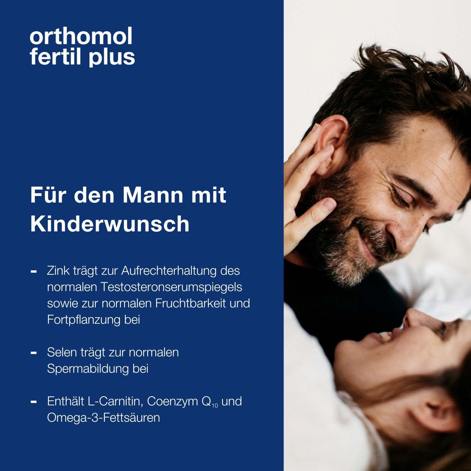 Orthomol Fertil plus Tabletten/Kapseln – Mikronährstoffe bei Kinderwunsch für den Mann