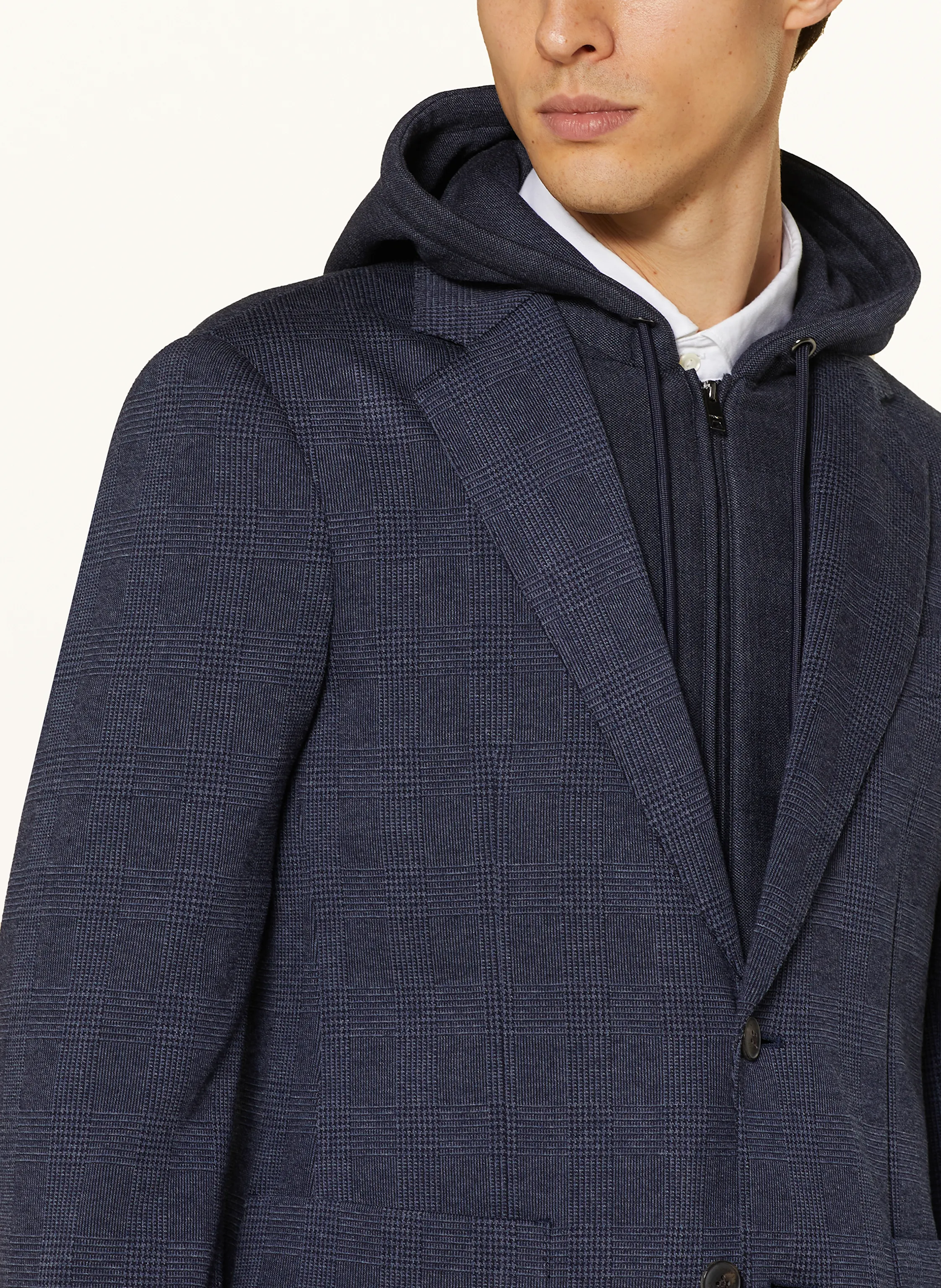 HACKETT LONDON Flanellsakko Extra Slim Fit mit herausnehmbarer Blende