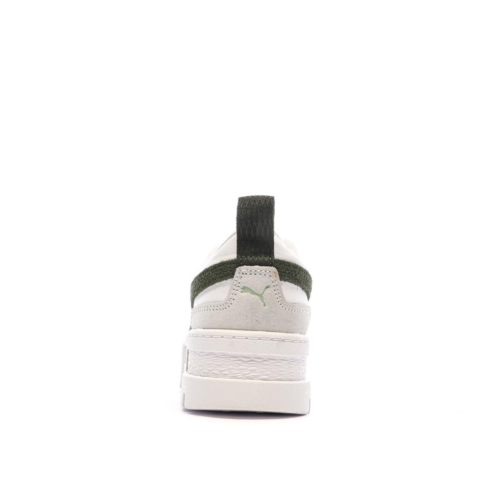 Puma Baskets Blanches/Vert Femme Puma Mayze
