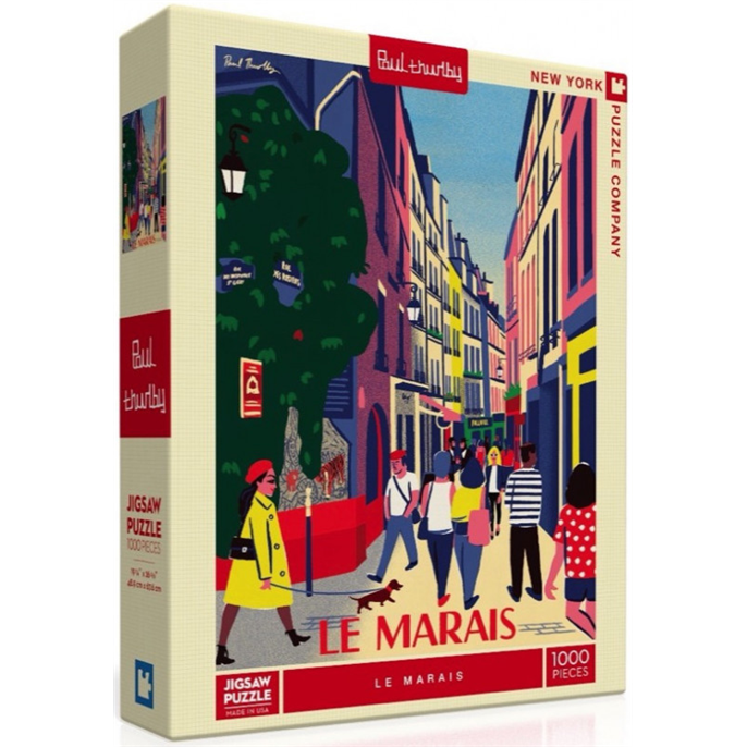 Puzzle 1000 pièces - Paul Thurlby - Le Marais