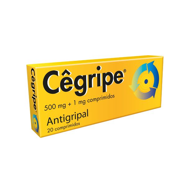 Cêgripe 500mg 1mg 20 Comprimidos