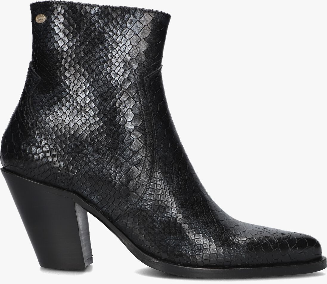 FRED DE LA BRETONIERE zwarte fred de la bretoniere enkellaarsjes blaire ankle boot