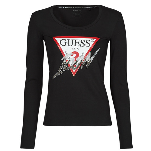 Guess - LS CN ICON TEE - Noir