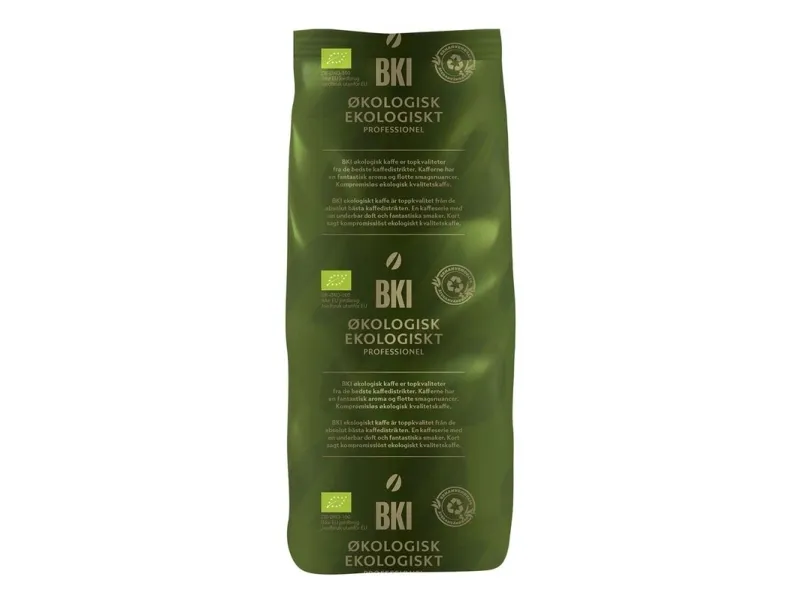 Kaffe BKI Økologisk 500g/pose - (16 poser)